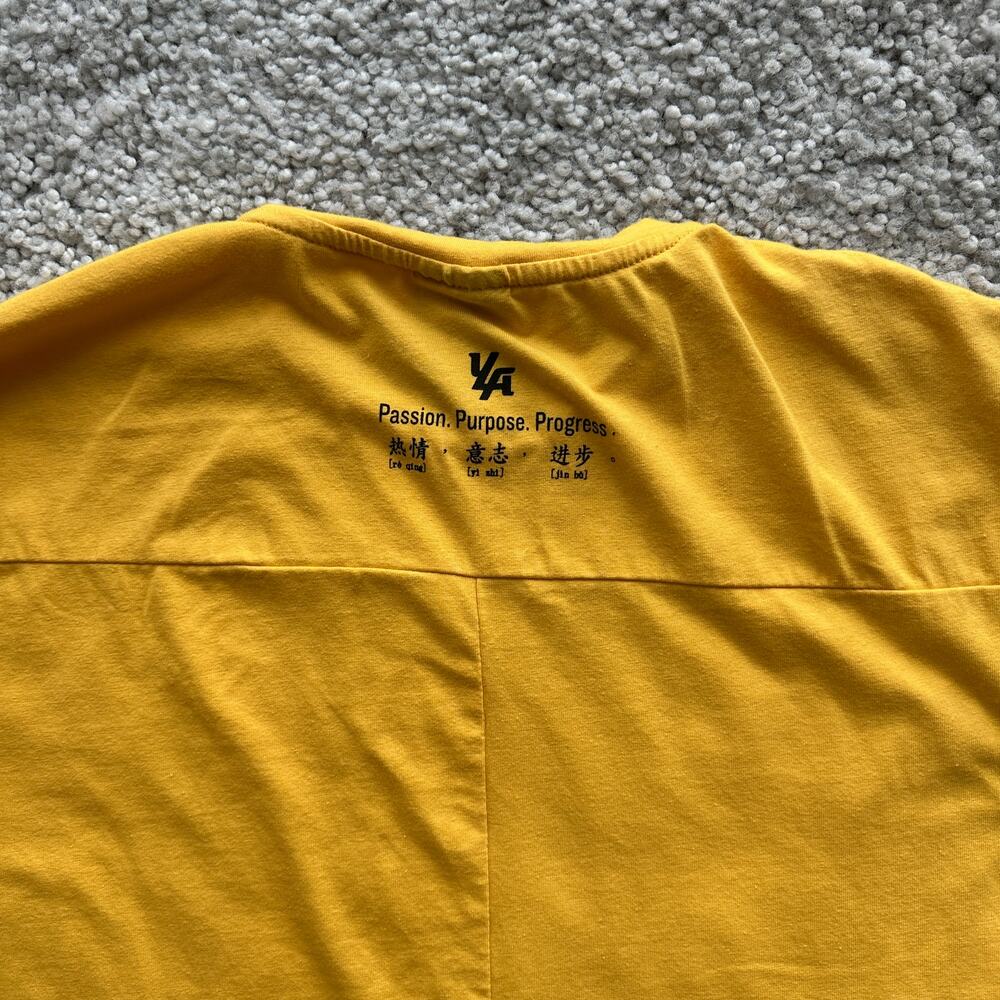 YoungLA Men's Short Sleeve Tee in Mustard Yellow - Picture 4 of 8
